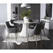 Sanara 55 X 30.75 inch High Gloss White Dining Table